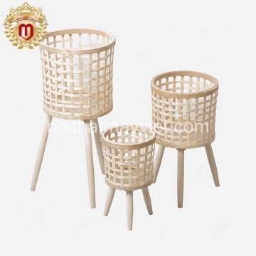 Chậu Cây Chất Liệu Mây Tre MS007